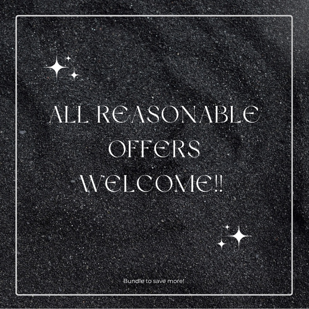 All Reasonable Offers Welcome!